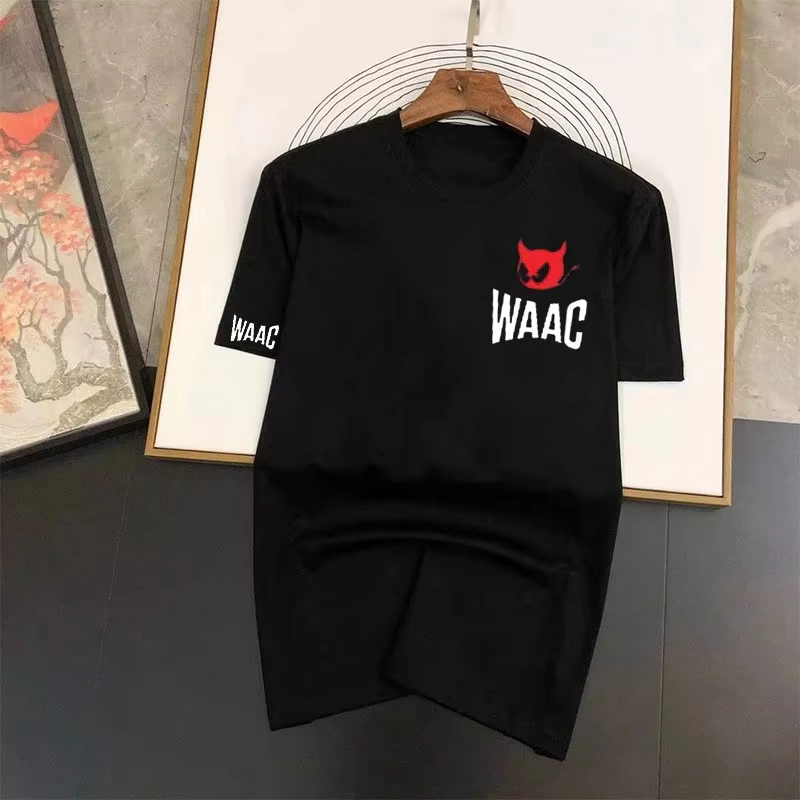 Streetwear Brand Red Logo - Camiseta Clássica Preta com Logo Red