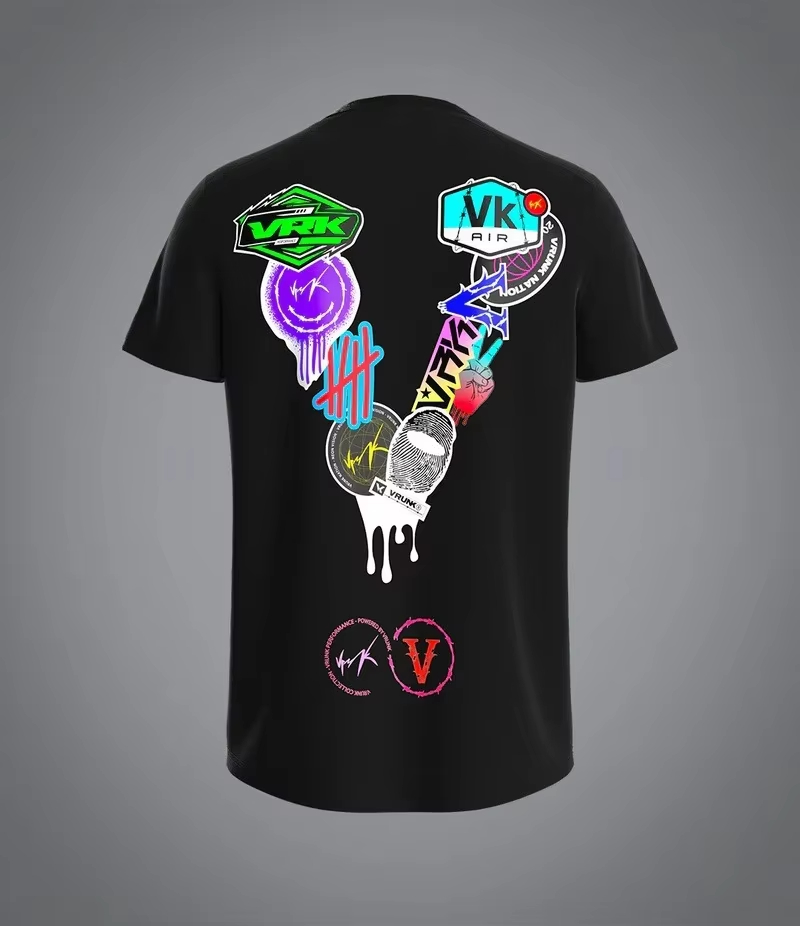 Streetwear Brand Graphic Designer - Camiseta de Algodão com Estampa de