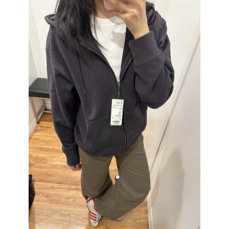 Streetwear Brand Niche - Suéter Cardigã com Capuz Estilo Retrô