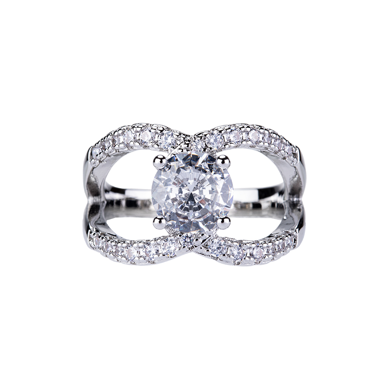 Streetwear Brand Jewelry - 925 prata esterlina anel de diamante