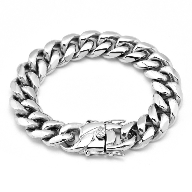 Streetwear Brand Jewelry - Pulseira de aço inoxidável Apexelle, estilo