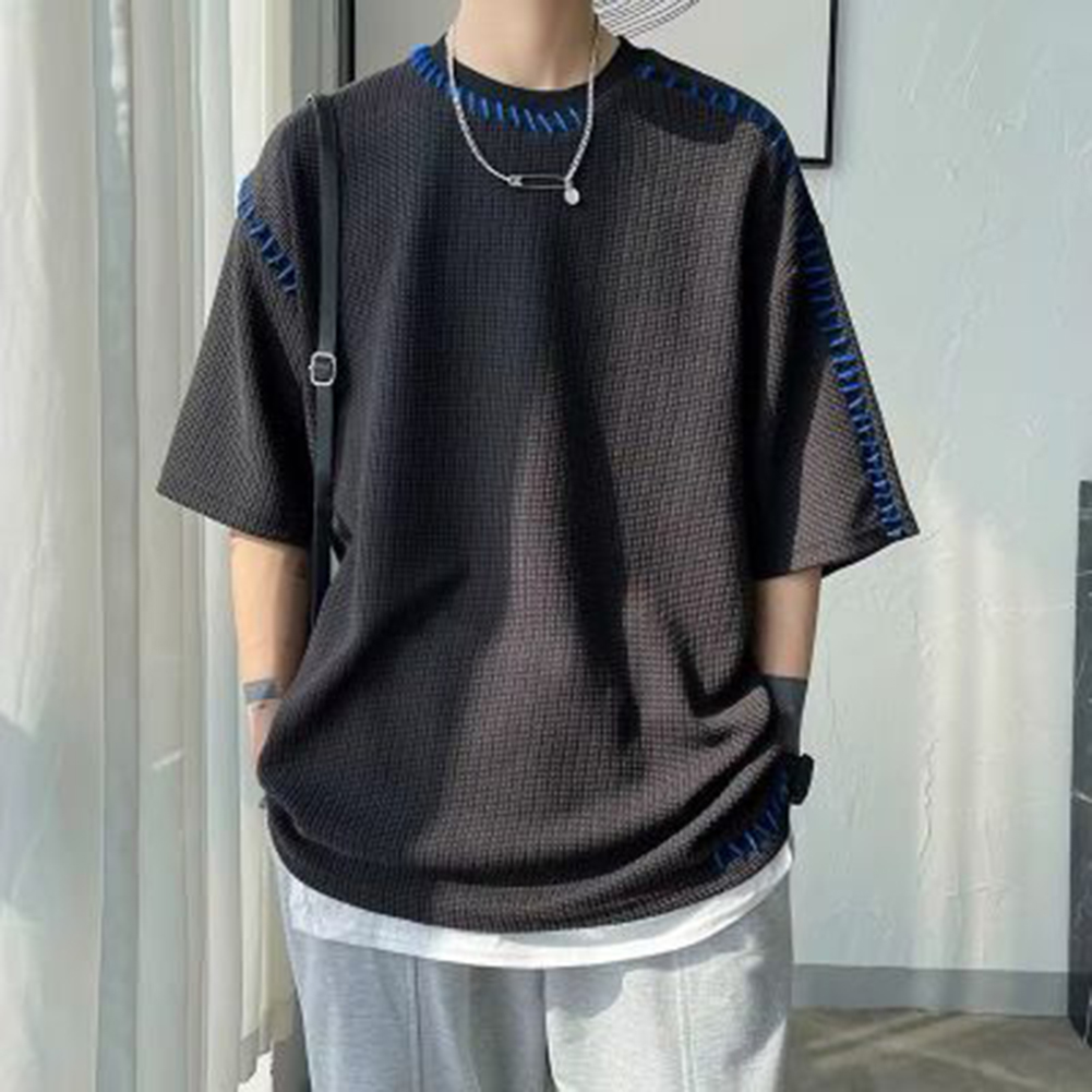 Streetwear Brand Affordable - Camiseta Masculina Casual Streetwear de Manga