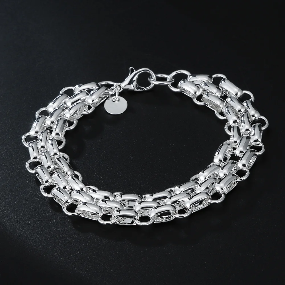 Marcas populares 925 prata est - Streetwear Brand Jewelry avaliação e preço
