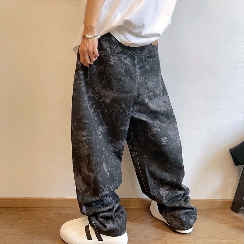 Novos homens chique cobra impr - Streetwear Brand Graphic Designer avaliação e preço