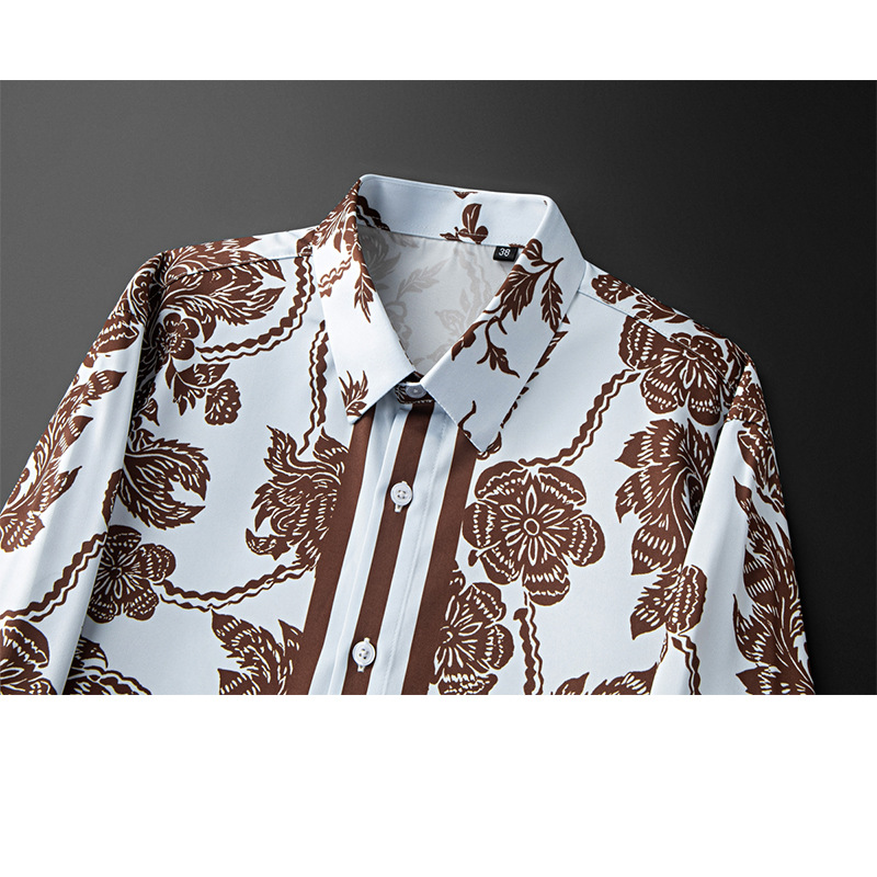 Camisa Masculina Estampada com - Streetwear Brand With Flowers avaliação e preço