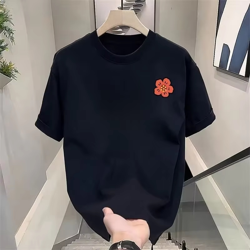 Camiseta Unissex de Algodão co - Streetwear Brand With Flowers avaliação e preço