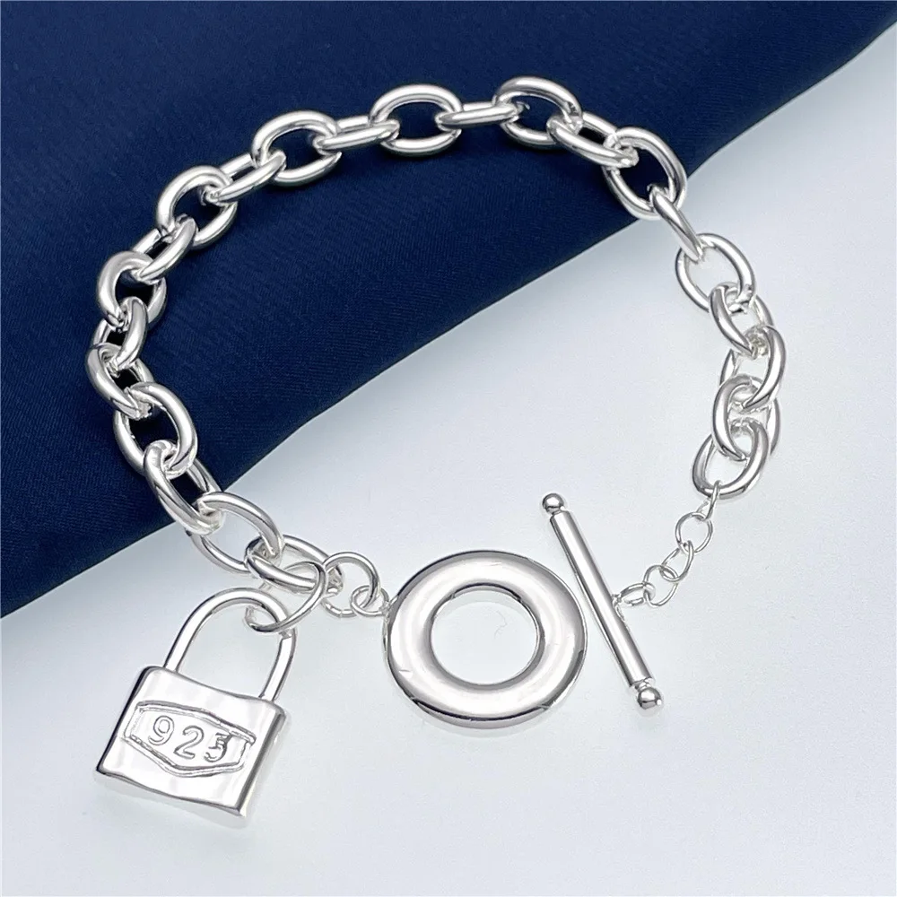 Pulseiras de prata esterlina 9 - Streetwear Brand Jewelry avaliação e preço