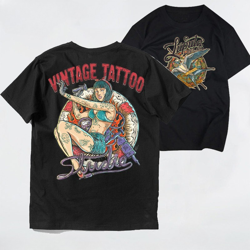 Nova Camiseta Masculina de Est - Streetwear Brand Niche avaliação e preço