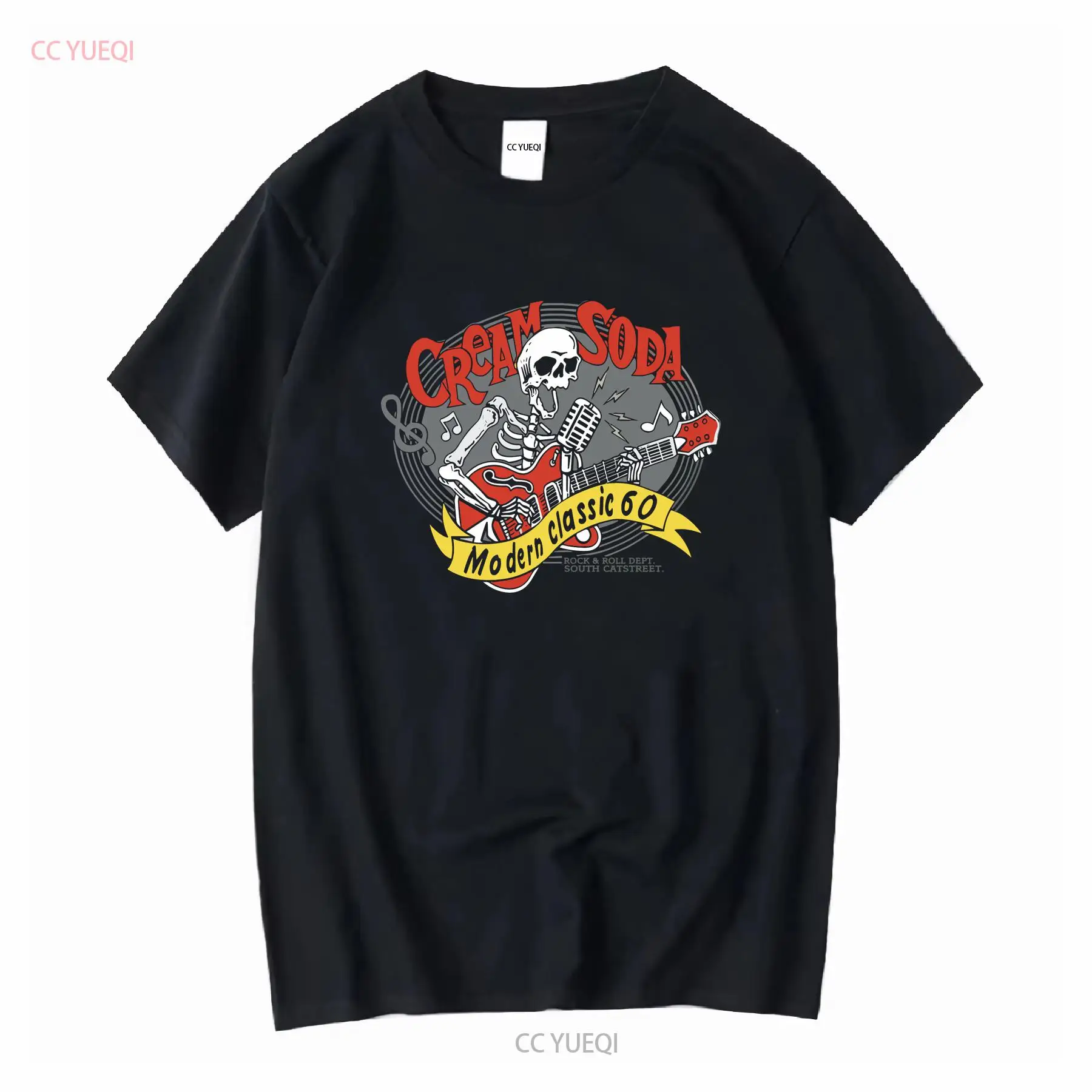 Creme soda rock roll t camisa  - Streetwear Brand For Men avaliação e preço