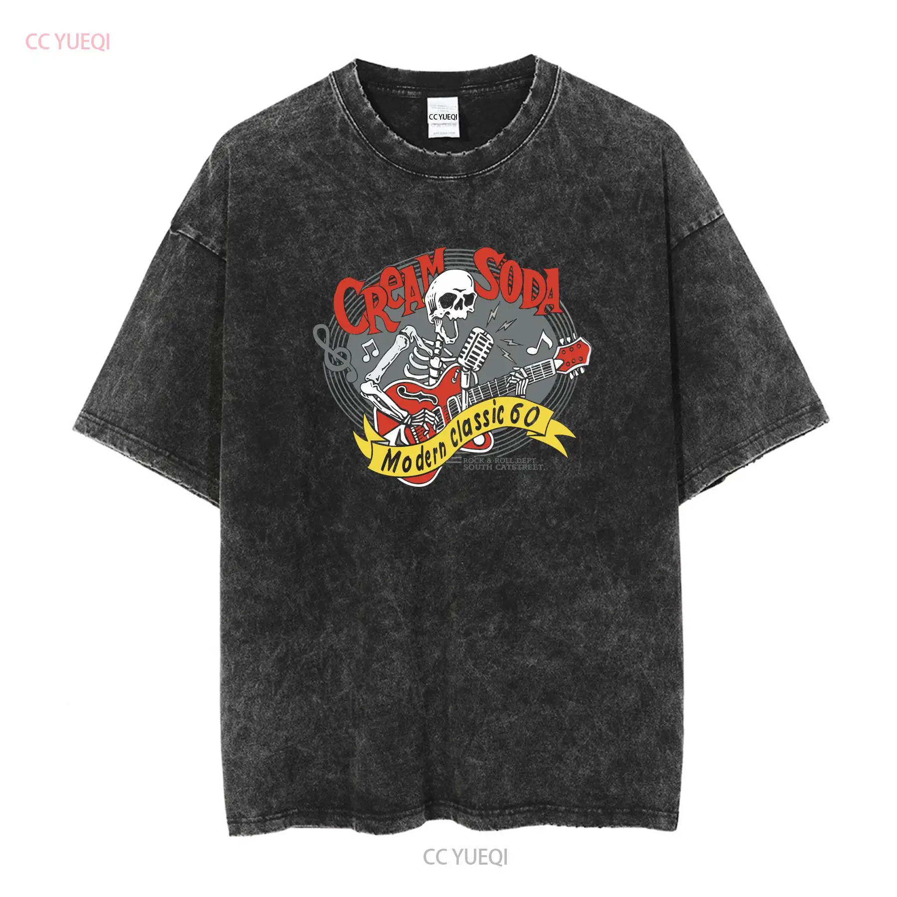 Creme soda rock roll t camisa  - Streetwear Brand For Men avaliação e preço