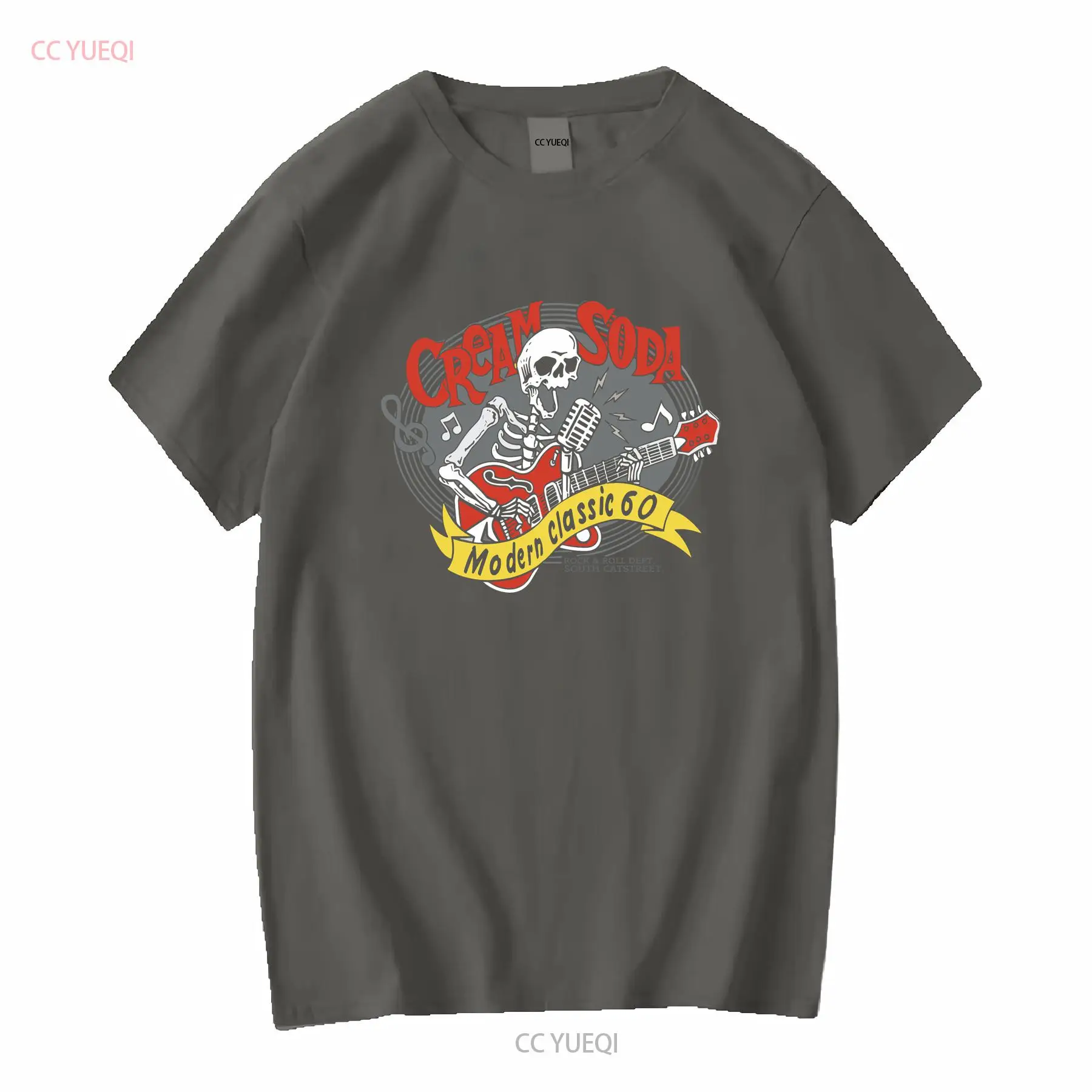 Creme soda rock roll t camisa  - Streetwear Brand For Men avaliação e preço